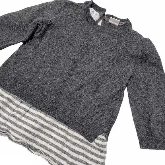 zara Baby Soft Knit Skirted Sweater Grey - Picture 2 of 3